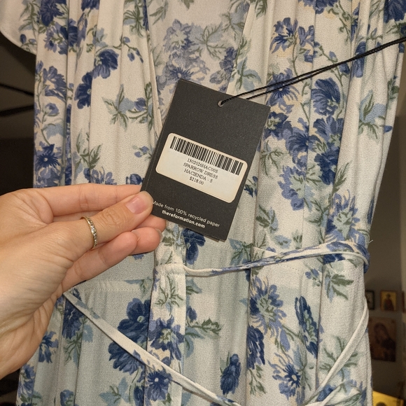 Reformation Sparrow Dress Wrap Hacienda - Picture 4 of 5